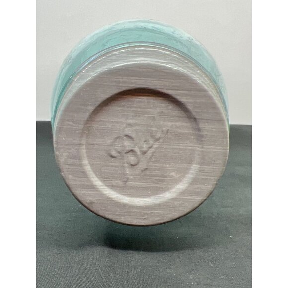 Vintage Ball Perfect Mason Jar Aqua Blue Glass With Zinc Lid - Picture 5 of 7